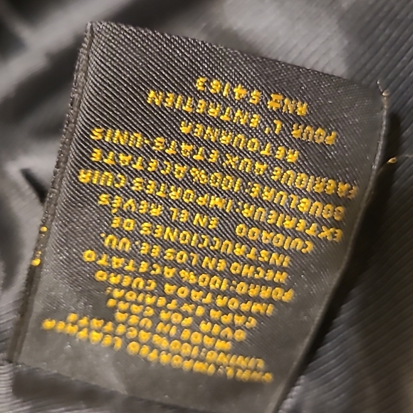 Cole Haan leather jacket Men's large - Picture 6 of 8